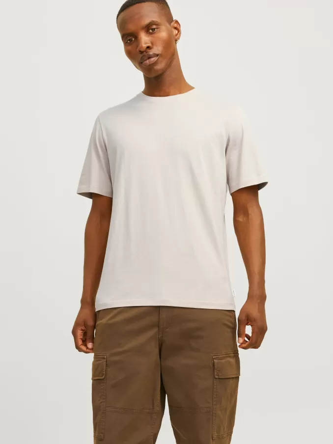 Plain Round neck T-shirt-Jack & Jones New