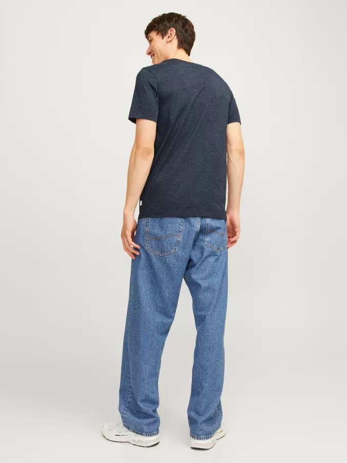 Plain Round Neck T-shirt-Jack & Jones Sale