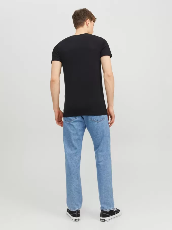 Plain Round neck T-shirt-Jack & Jones New