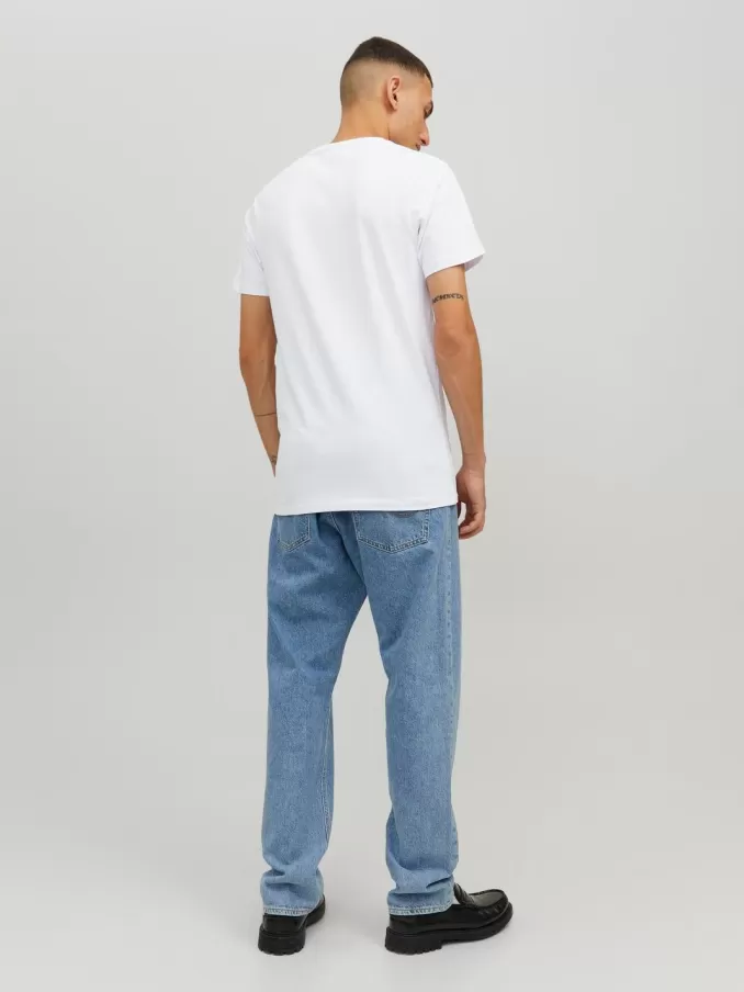 Plain Round neck T-shirt-Jack & Jones New