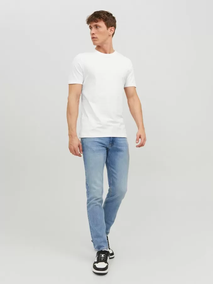 Plain Round neck T-shirt-Jack & Jones New