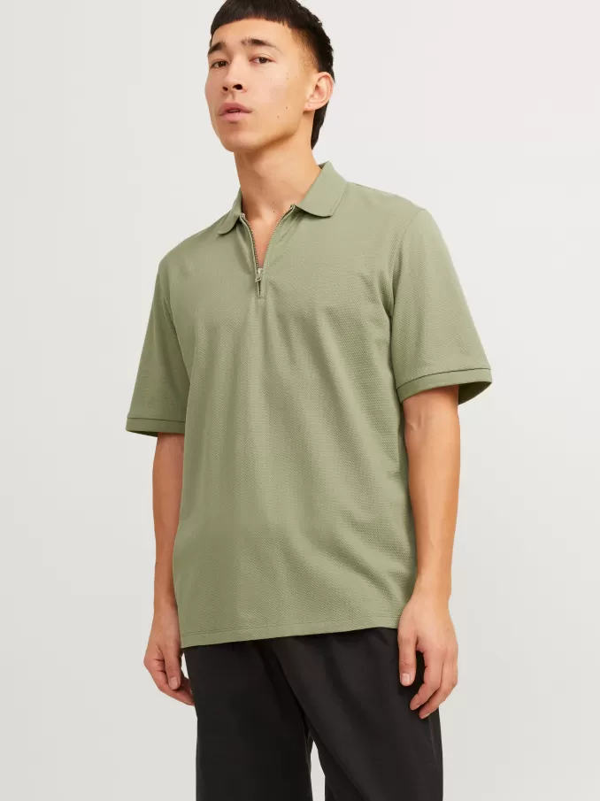 Plain Shirt collar Polo-Jack & Jones Store