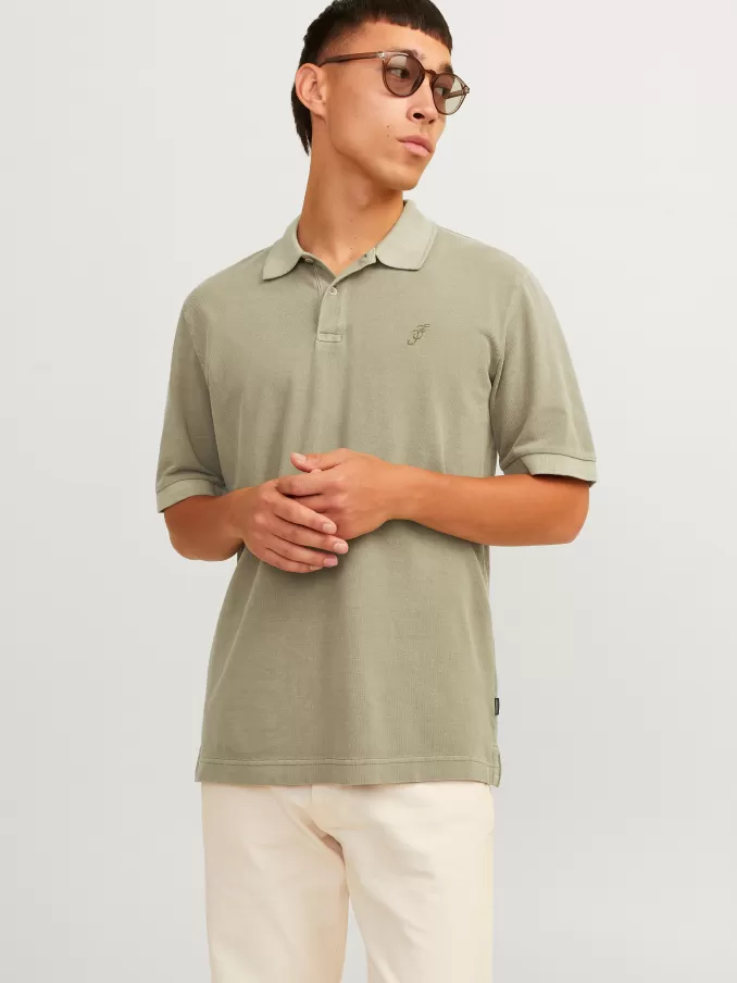 Plain Shirt collar Polo-Jack & Jones Best