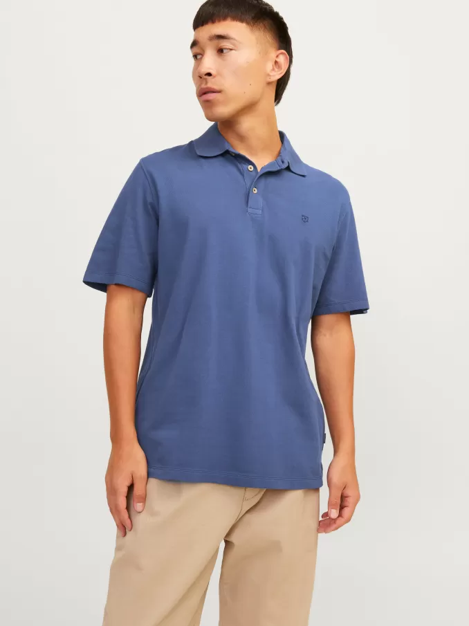 Plain Shirt collar Polo-Jack & Jones Sale