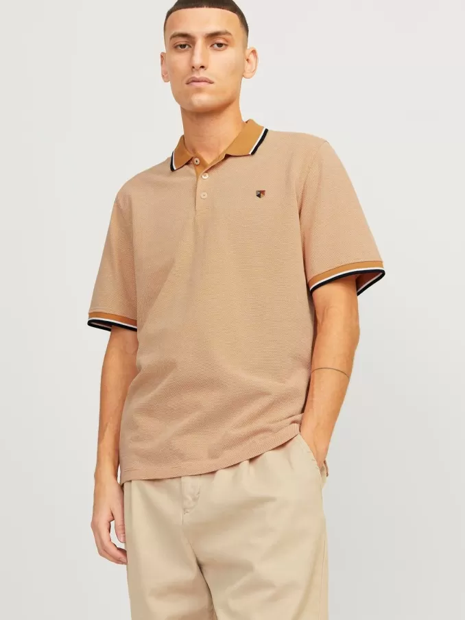 Plain Shirt collar Polo-Jack & Jones Fashion