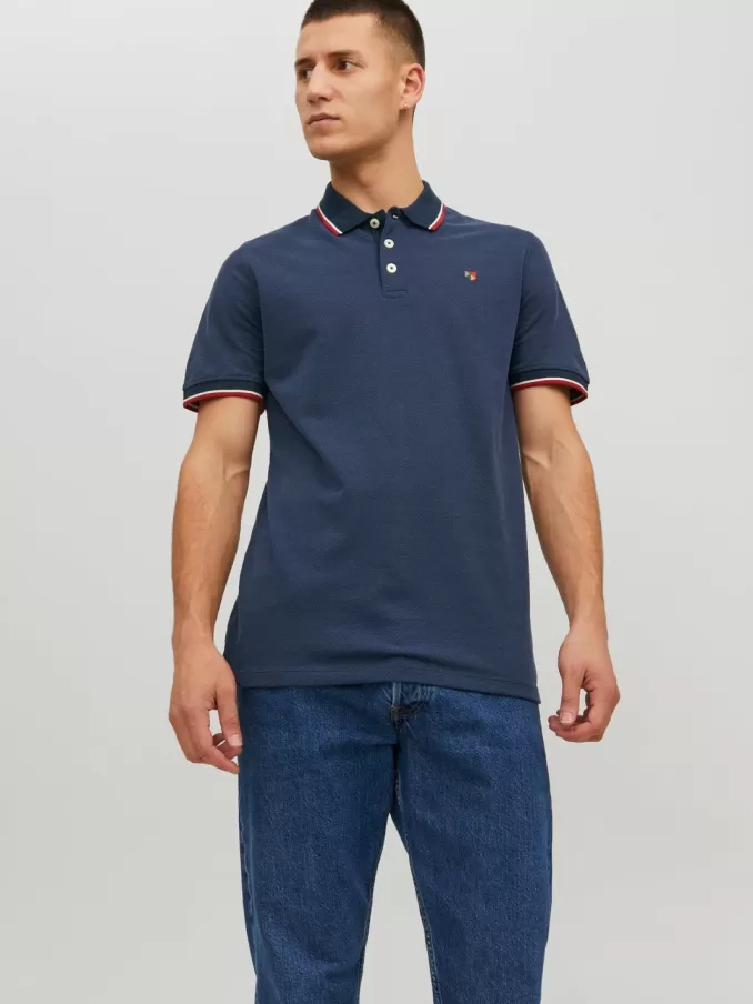 Plain Shirt collar Polo-Jack & Jones Shop