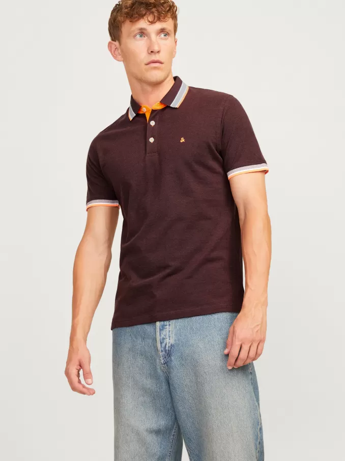 Plain Shirt collar Polo-Jack & Jones Cheap