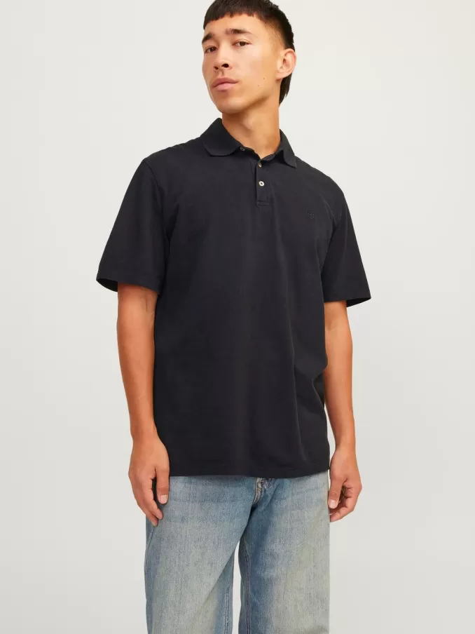 Plain Shirt collar Polo-Jack & Jones Fashion