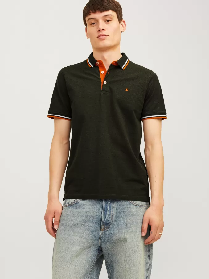 Plain Shirt collar Polo-Jack & Jones Store