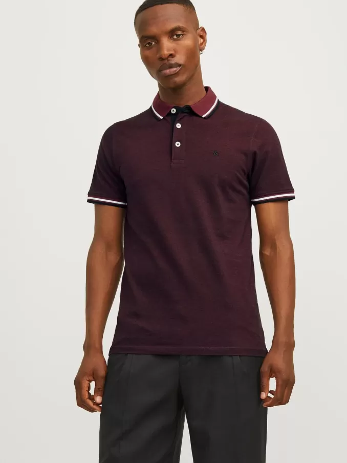 Plain Shirt collar Polo-Jack & Jones Online