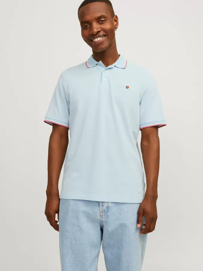 Plain Shirt collar Polo-Jack & Jones Discount