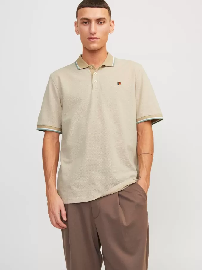 Plain Shirt collar Polo-Jack & Jones Fashion