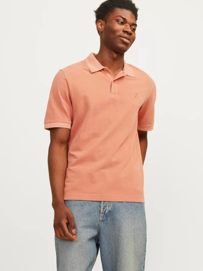 Plain Shirt collar Polo-Jack & Jones Fashion