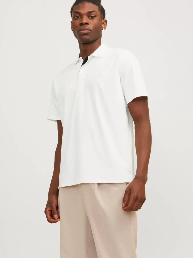 Plain Shirt collar Polo-Jack & Jones Cheap