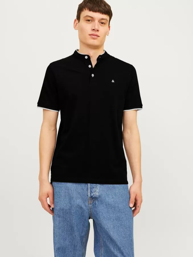 Plain Shirt collar Polo-Jack & Jones Cheap