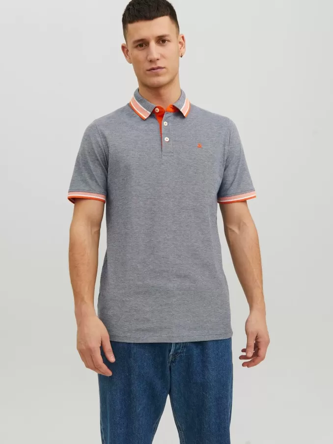 Plain Shirt collar Polo-Jack & Jones Online