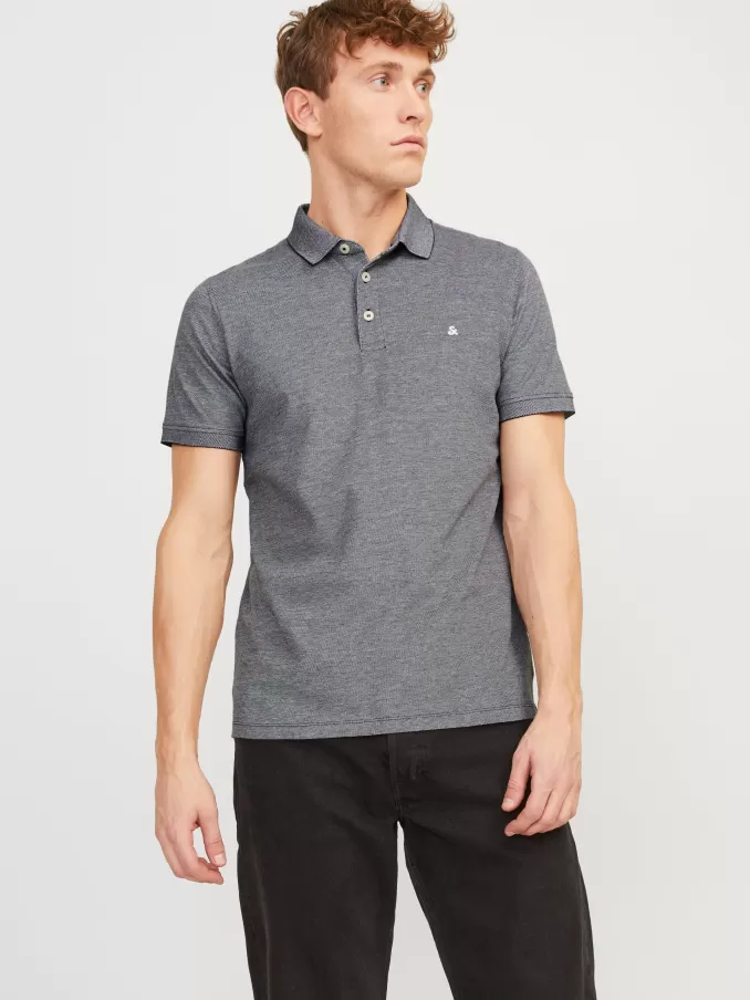 Plain Shirt collar Polo-Jack & Jones Cheap