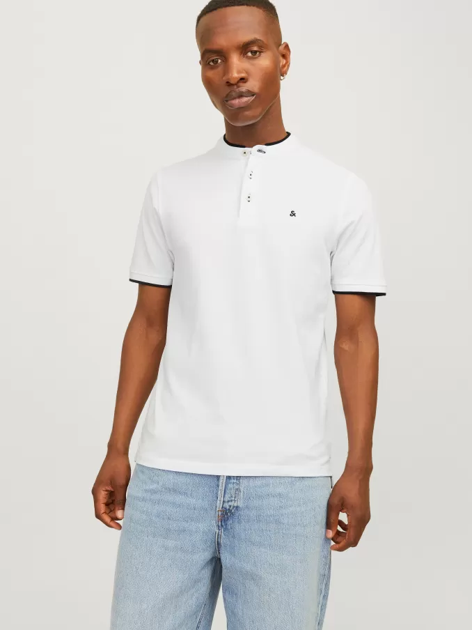 Plain Shirt collar Polo-Jack & Jones Outlet