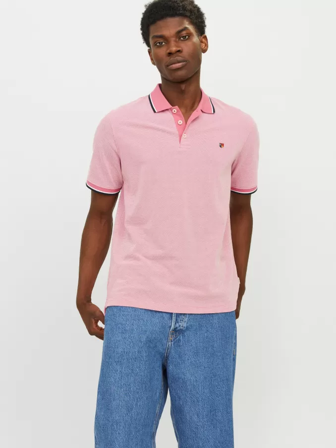 Plain Shirt collar Polo-Jack & Jones Cheap