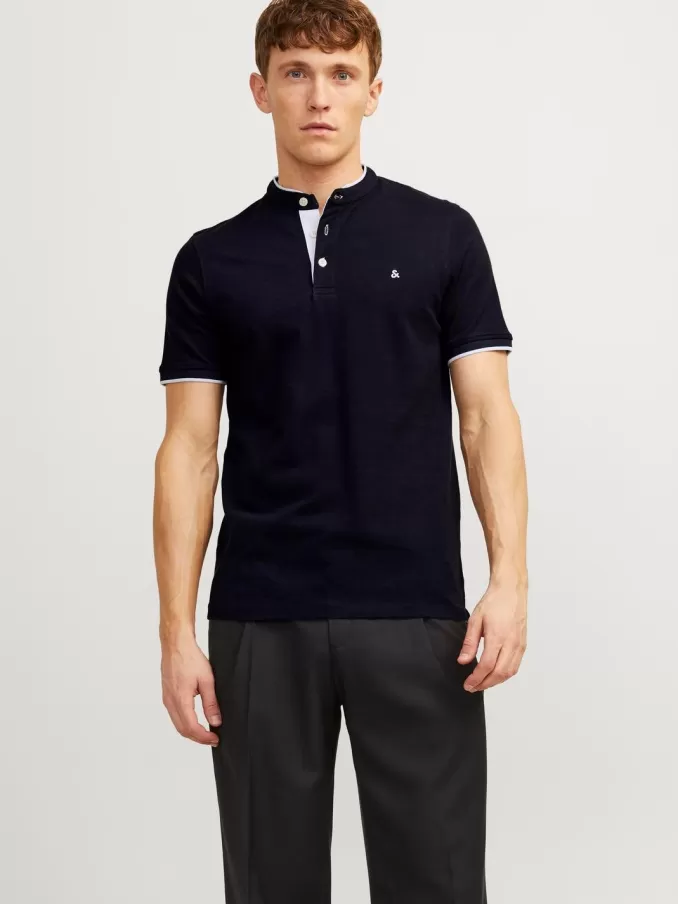 Plain Shirt collar Polo-Jack & Jones Store