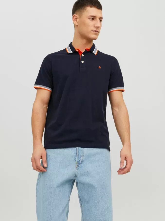 Plain Shirt collar Polo-Jack & Jones Fashion