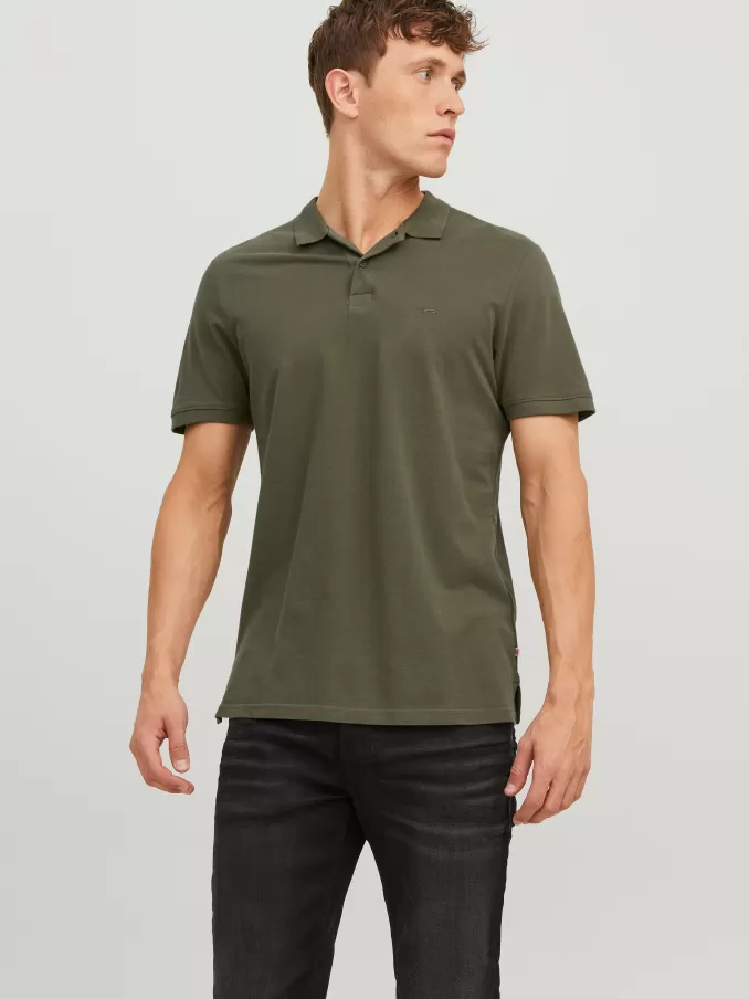 Plain Shirt collar Polo-Jack & Jones Best