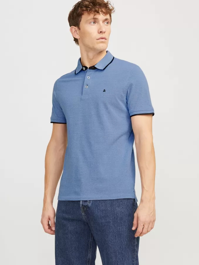 Plain Shirt collar Polo-Jack & Jones Best