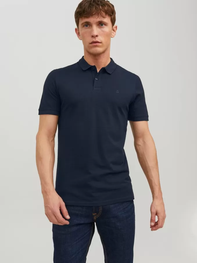 Plain Shirt collar Polo-Jack & Jones Best