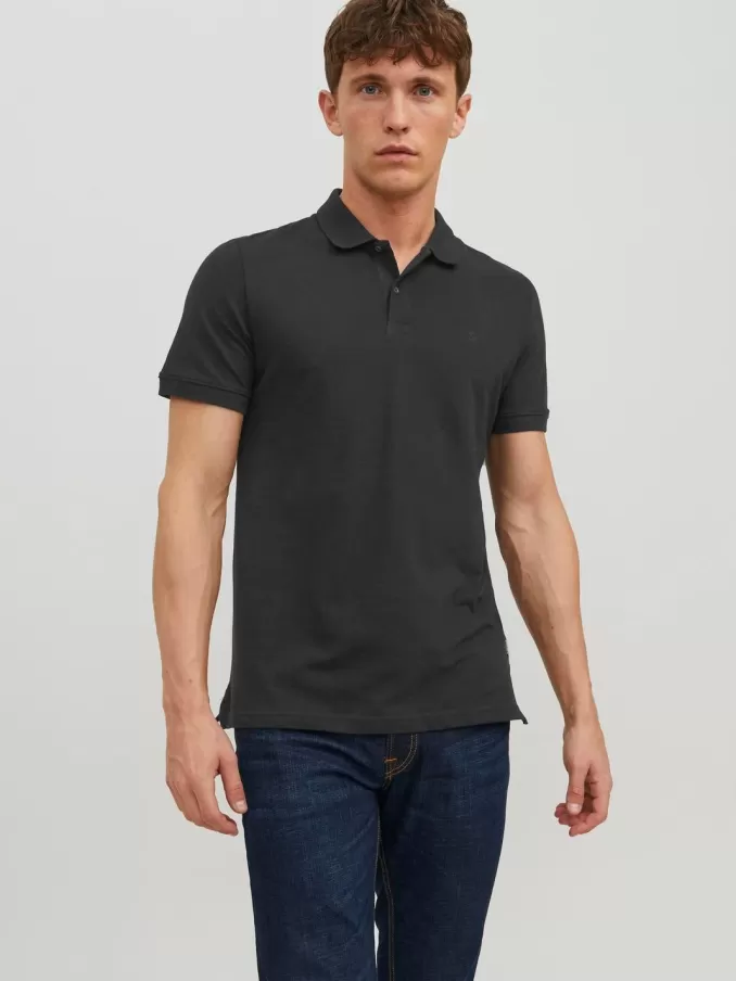 Plain Shirt collar Polo-Jack & Jones Store