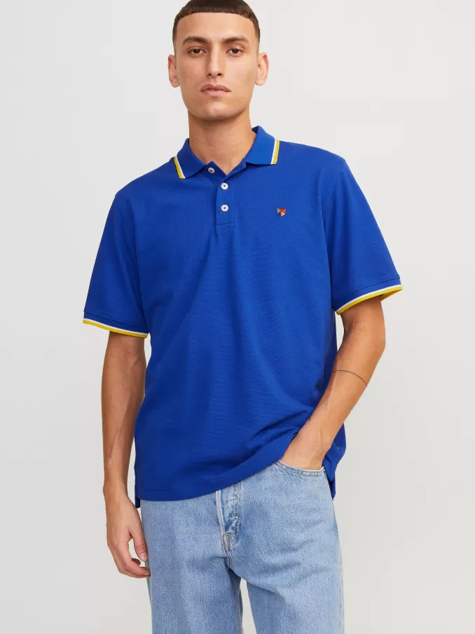 Plain Shirt collar Polo-Jack & Jones Best