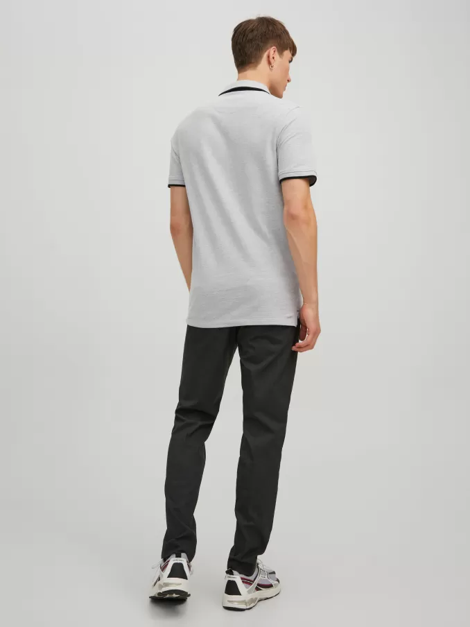 Plain Shirt collar Polo-Jack & Jones Discount