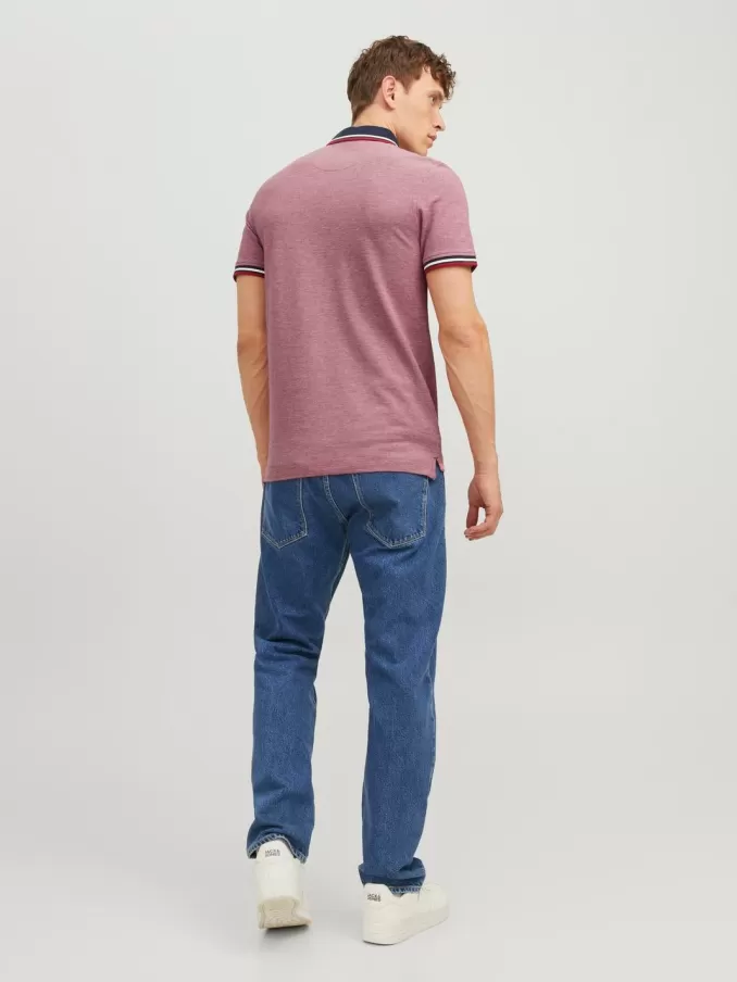 Plain Shirt collar Polo-Jack & Jones Cheap