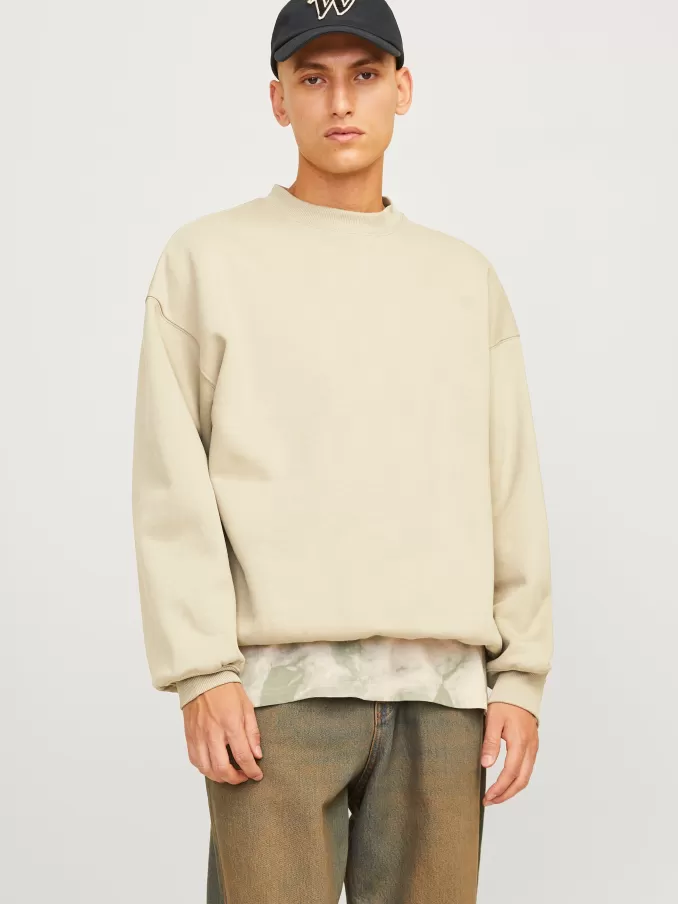 Plain Sweatshirt-Jack & Jones Best Sale