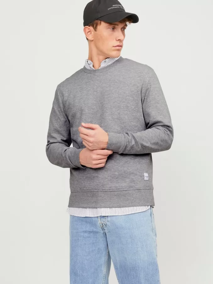 Plain Sweatshirt-Jack & Jones Hot