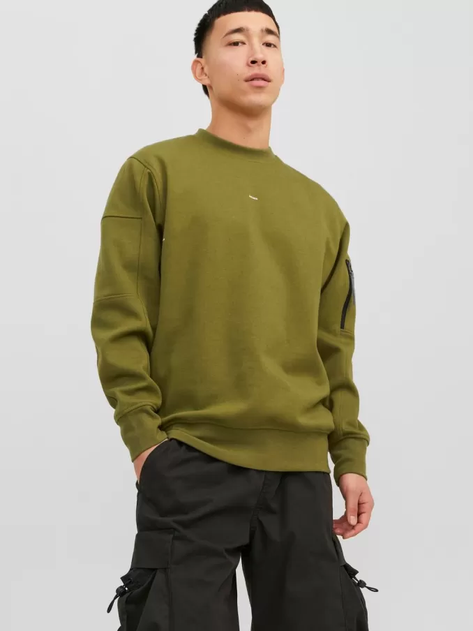 Plain Sweatshirt-Jack & Jones Flash Sale