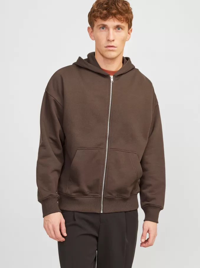 Plain Zip Hoodie-Jack & Jones Outlet