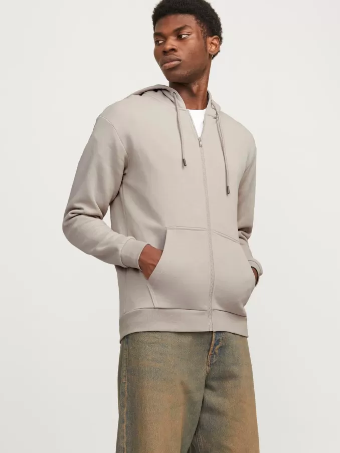 Plain Zip Hoodie-Jack & Jones Online