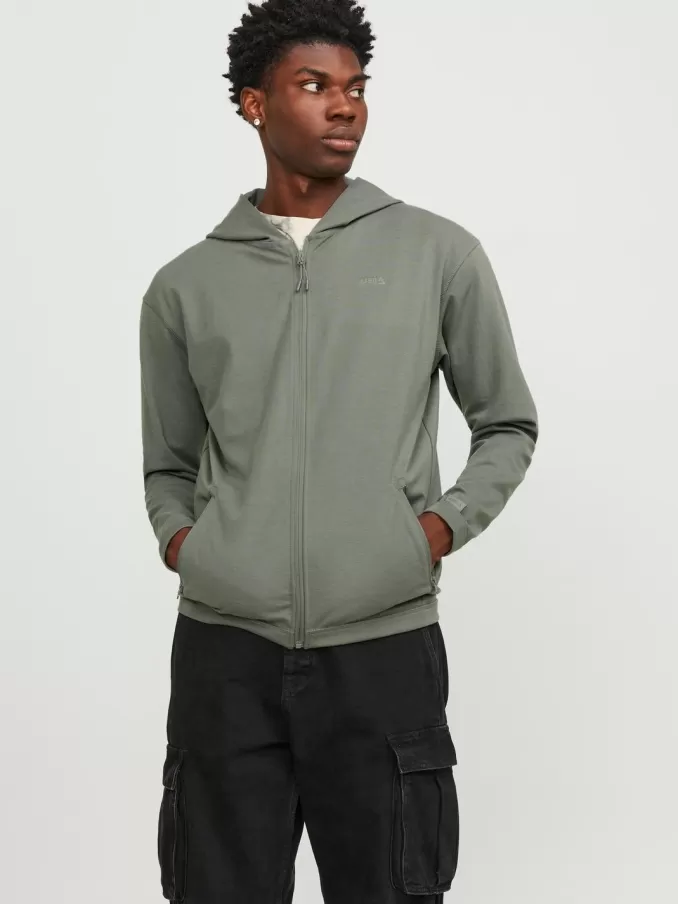 Plain Zip Hoodie-Jack & Jones Outlet