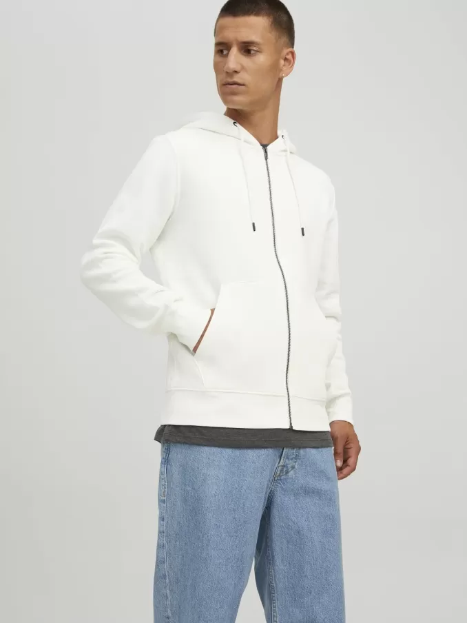 Plain Zip Hoodie-Jack & Jones Store