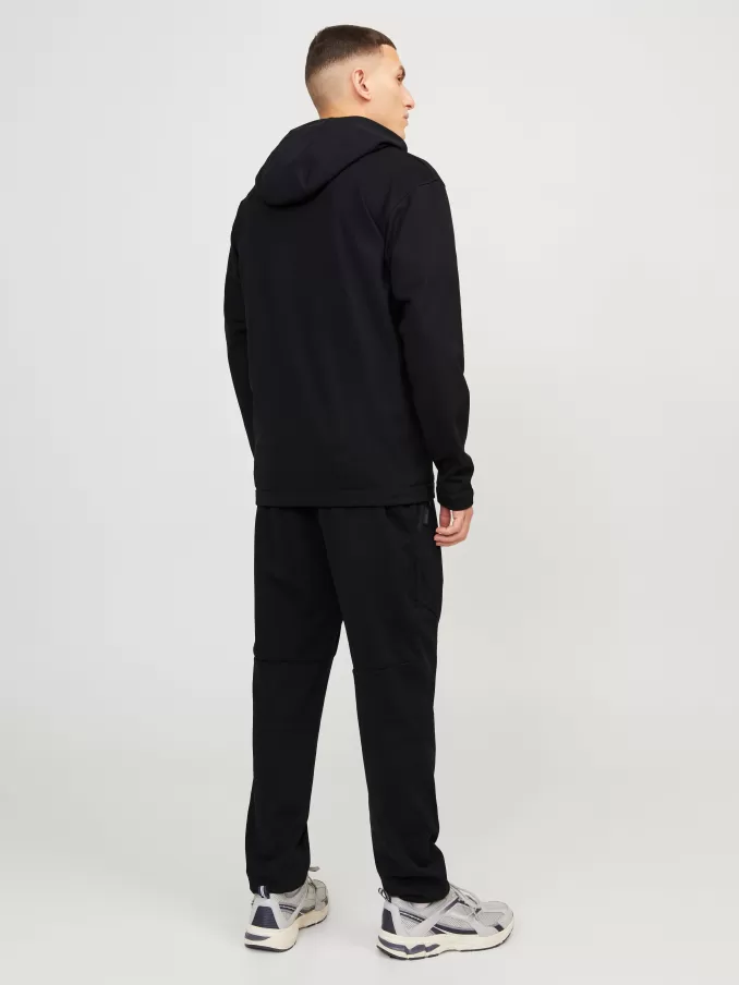 Plain Zip Hoodie-Jack & Jones New