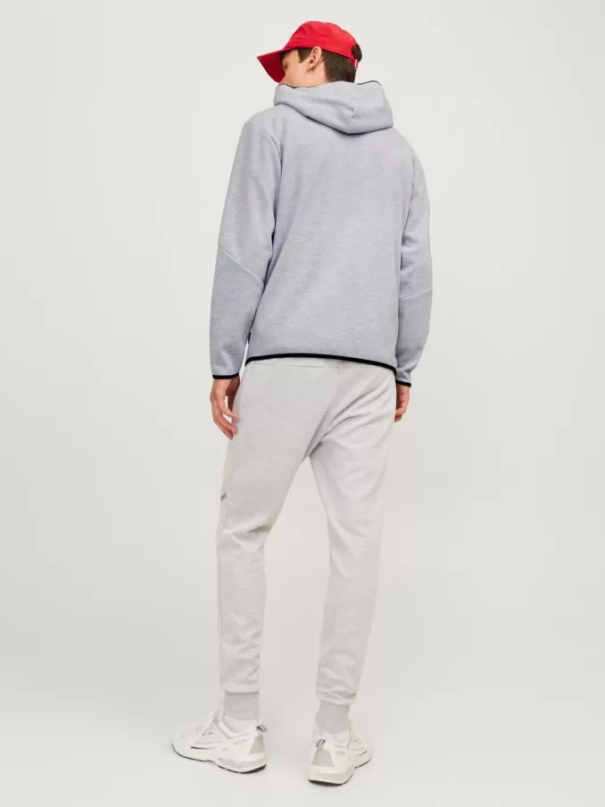 Plain Zip Hoodie-Jack & Jones Fashion