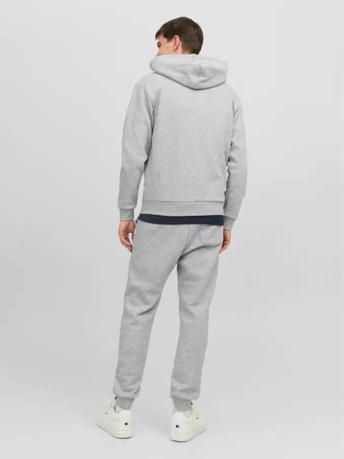 Plain Zip Hoodie-Jack & Jones Cheap