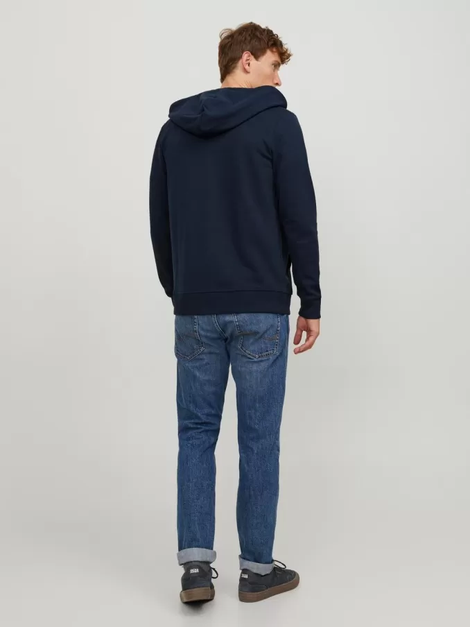 Plain Zip Hoodie-Jack & Jones Shop