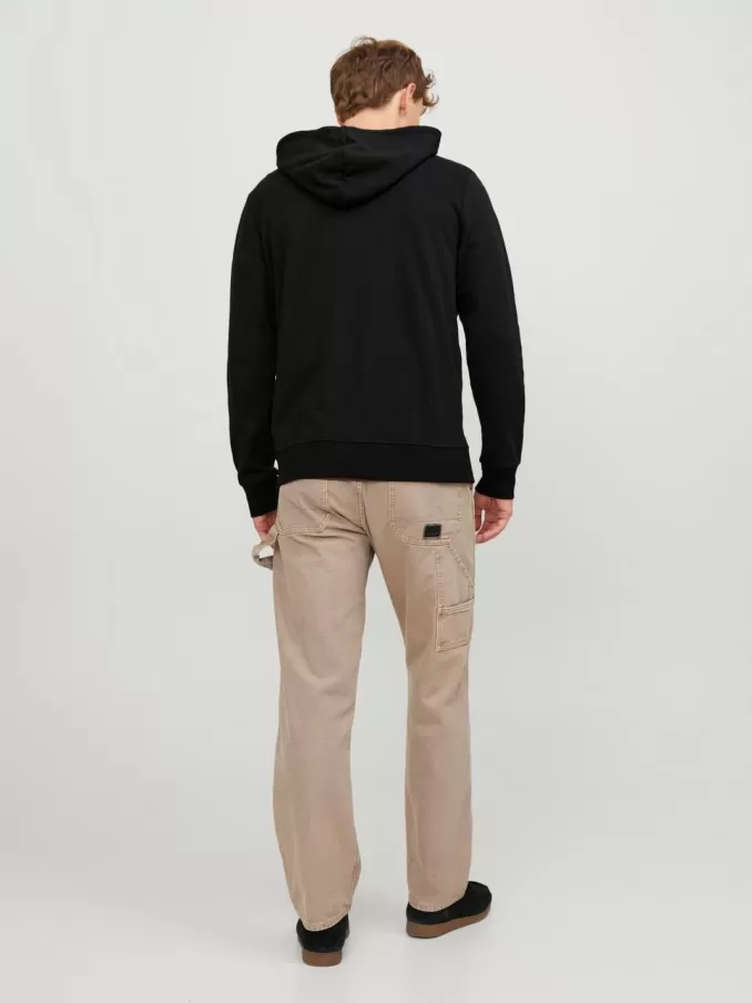 Plain Zip Hoodie-Jack & Jones Cheap