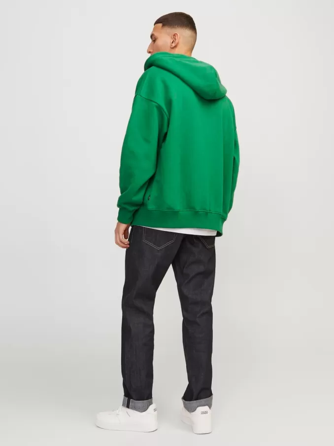 Plain Zip Hoodie-Jack & Jones Cheap