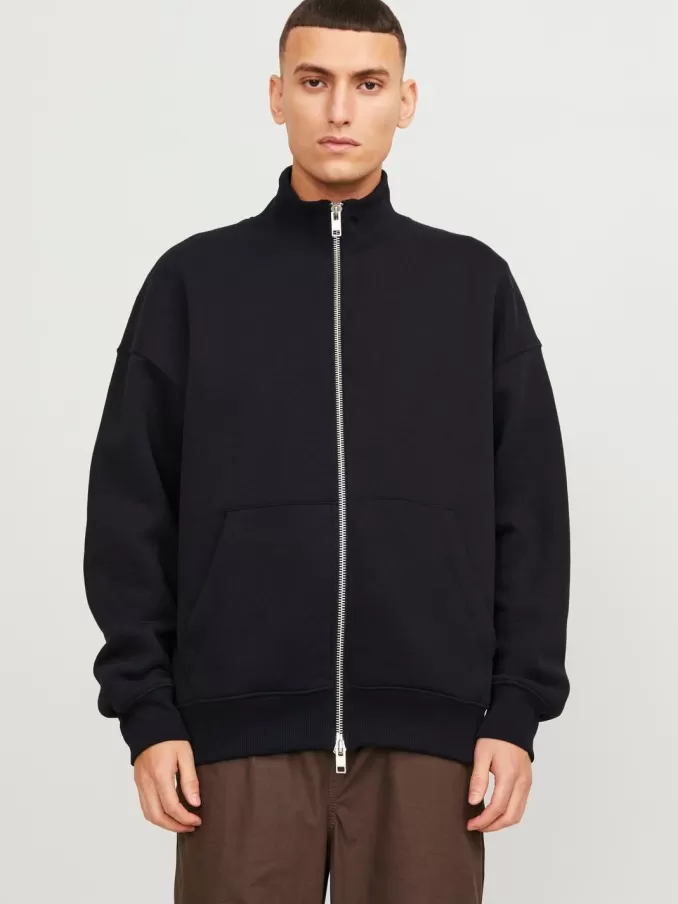 Plain Zip Sweatshirt-Jack & Jones Sale