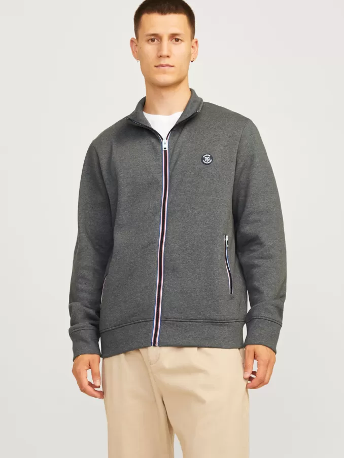 Plain Zip Sweatshirt-Jack & Jones Flash Sale