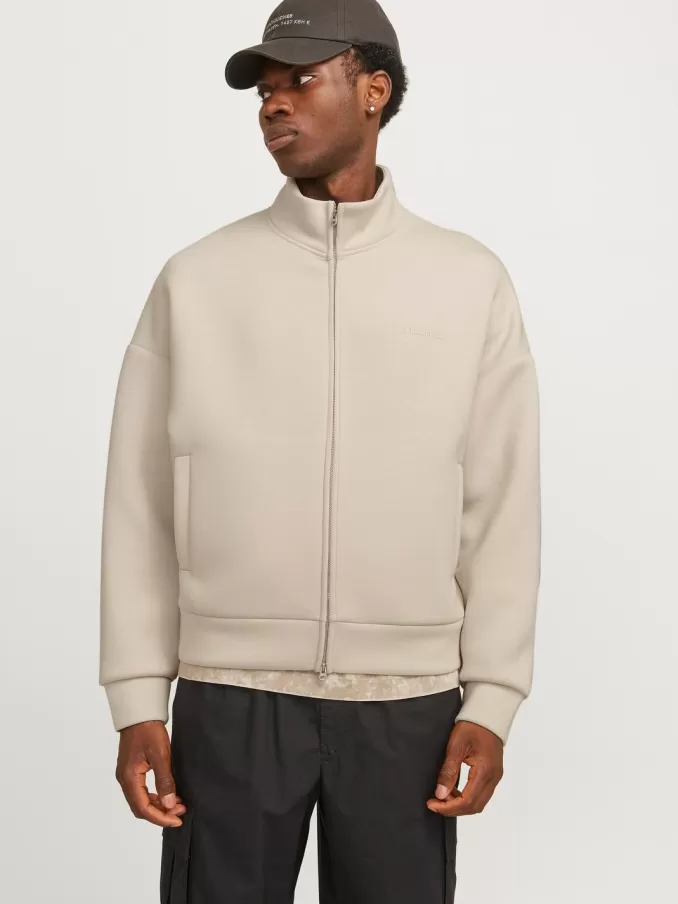 Plain Zip Sweatshirt-Jack & Jones Best