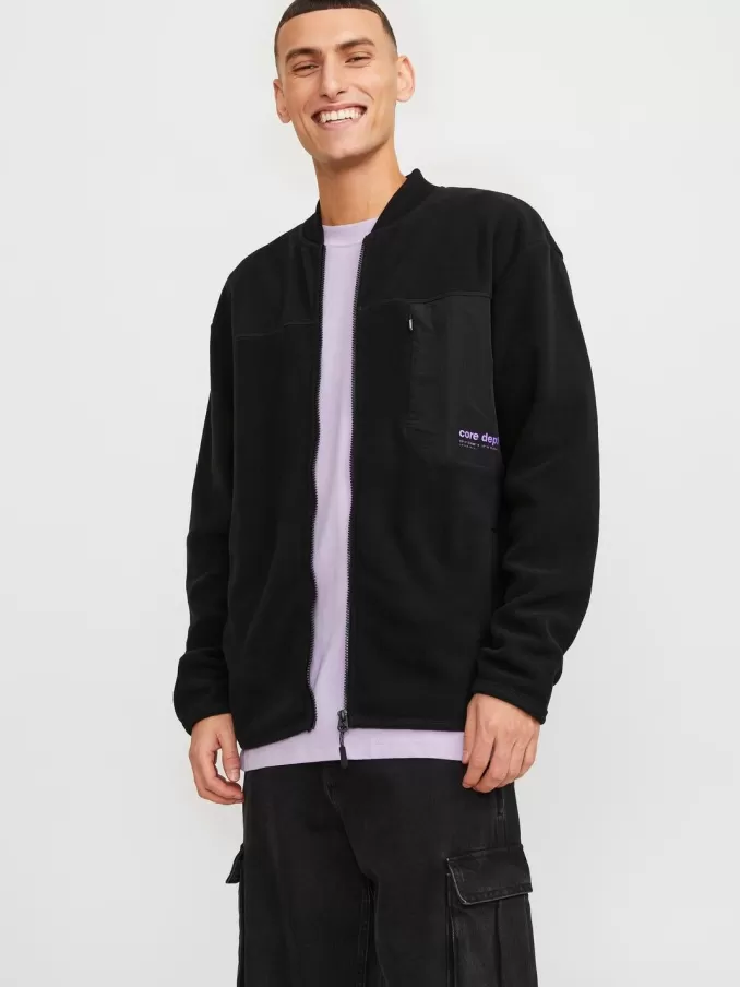 Plain Zip Sweatshirt-Jack & Jones Flash Sale