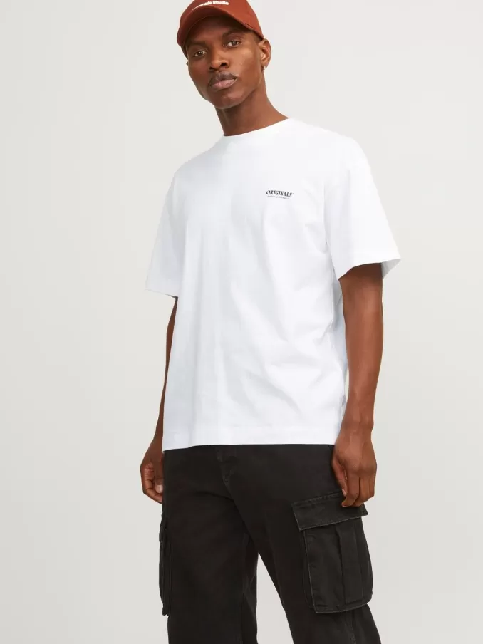 Printed Crew neck T-shirt-Jack & Jones Discount